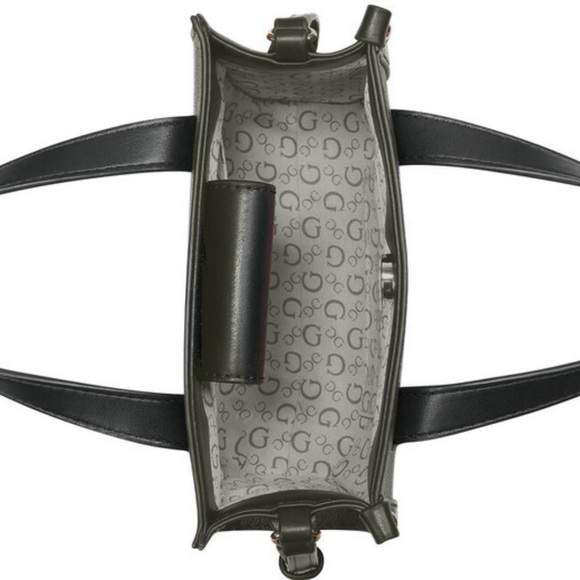 GUESS • Oak Park Mini Crossbody Tote Logo Traveler Bag - Picture 6 of 11